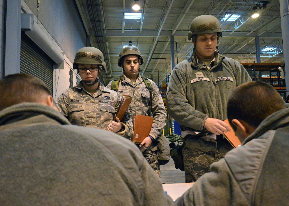 43rd AG Airmen participate in deployment exercise