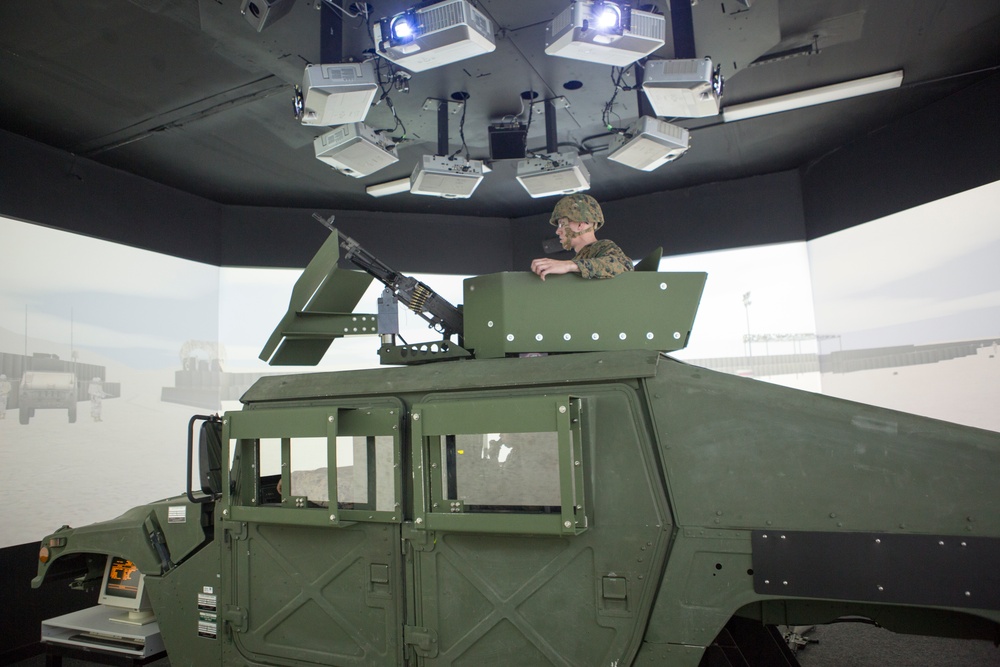 Marines conduct simulated convoy training missions