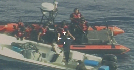 Coast Guard nabs 2 smugglers, seizes contraband during an at-sea interdiction in the Caribbean