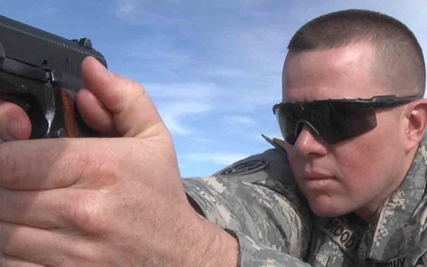 Browning HP Pistol training