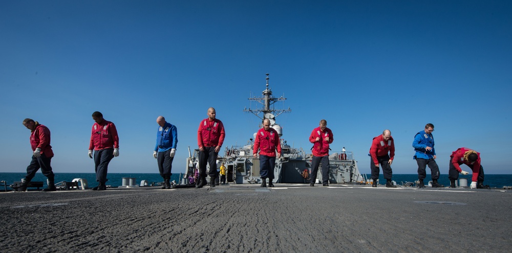 USS Mitscher operations