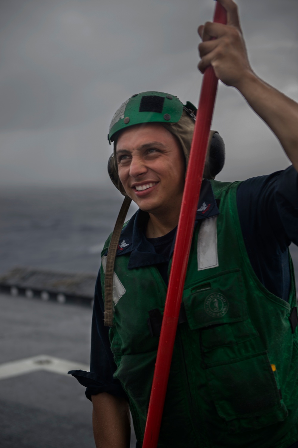 Fire Scout aboard littoral combat ship USS Fort Worth (LCS 3)