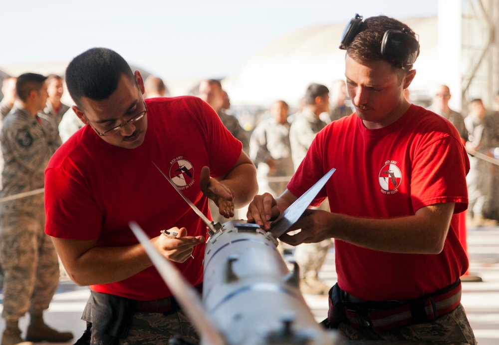 AMU Red takes quarterly weapons load competition
