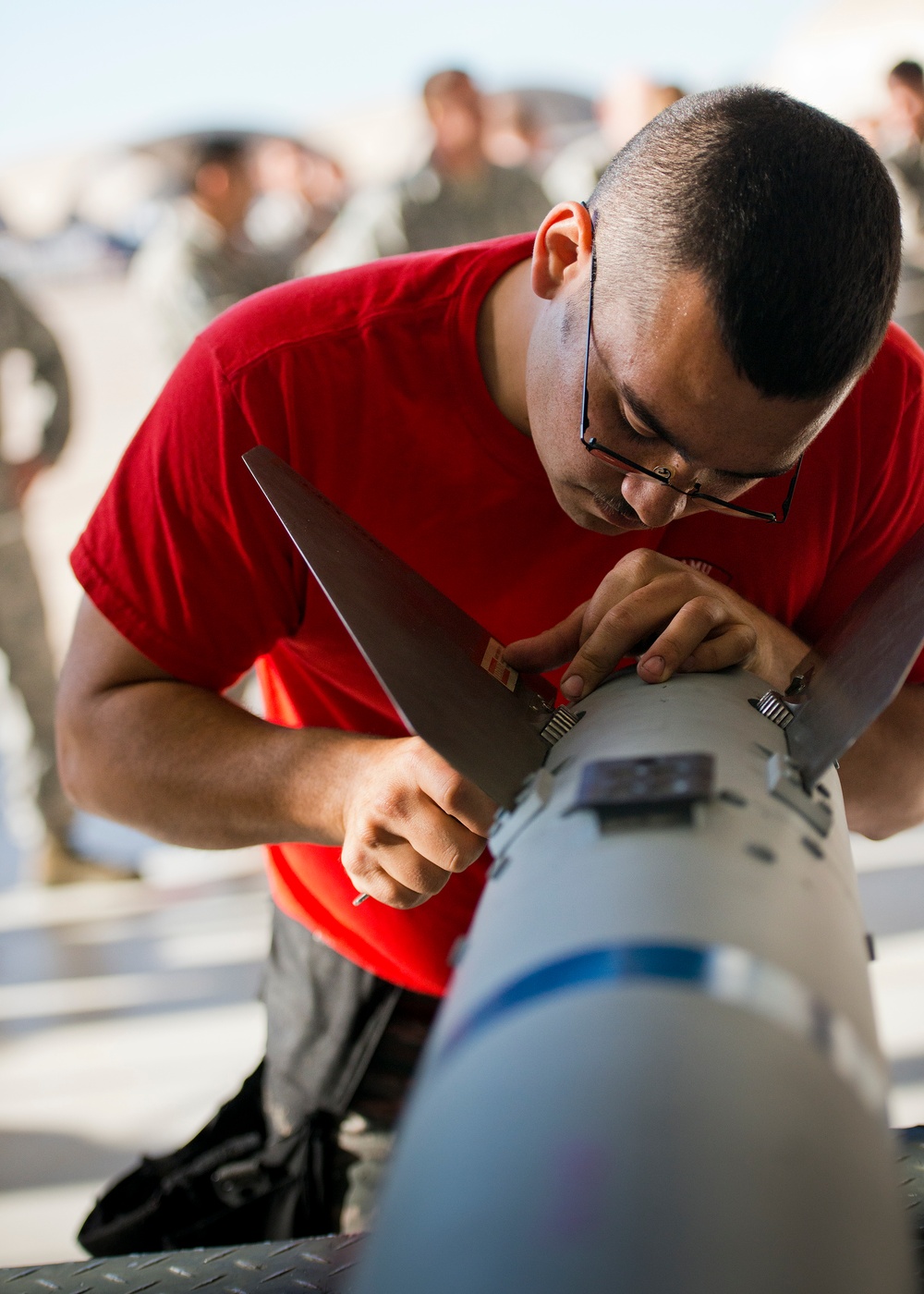 AMU Red takes quarterly weapons load competition