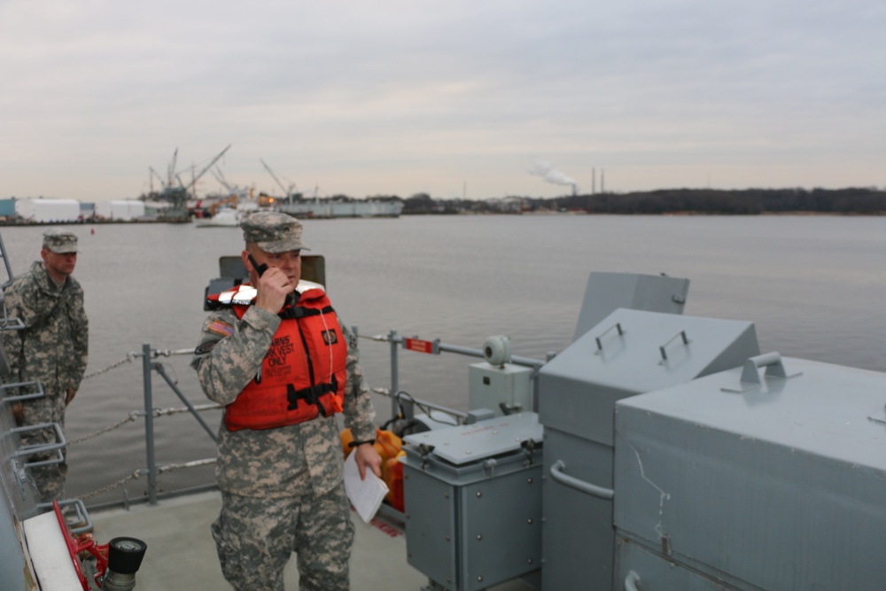 310th ESC watercraft support Army-Navy game