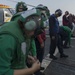 USS Dewey Sailors conduct foreign object debris walk down