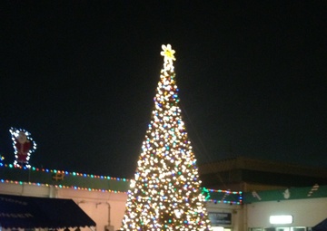 Kinser tree lighting ceremony, holiday parade endures rain