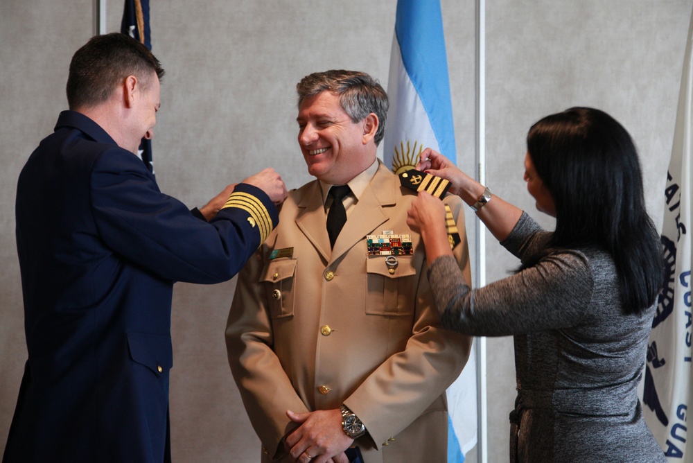 Argentinian naval officer promoted to captain; marks first Prefector Mayor promotion outside Argentina