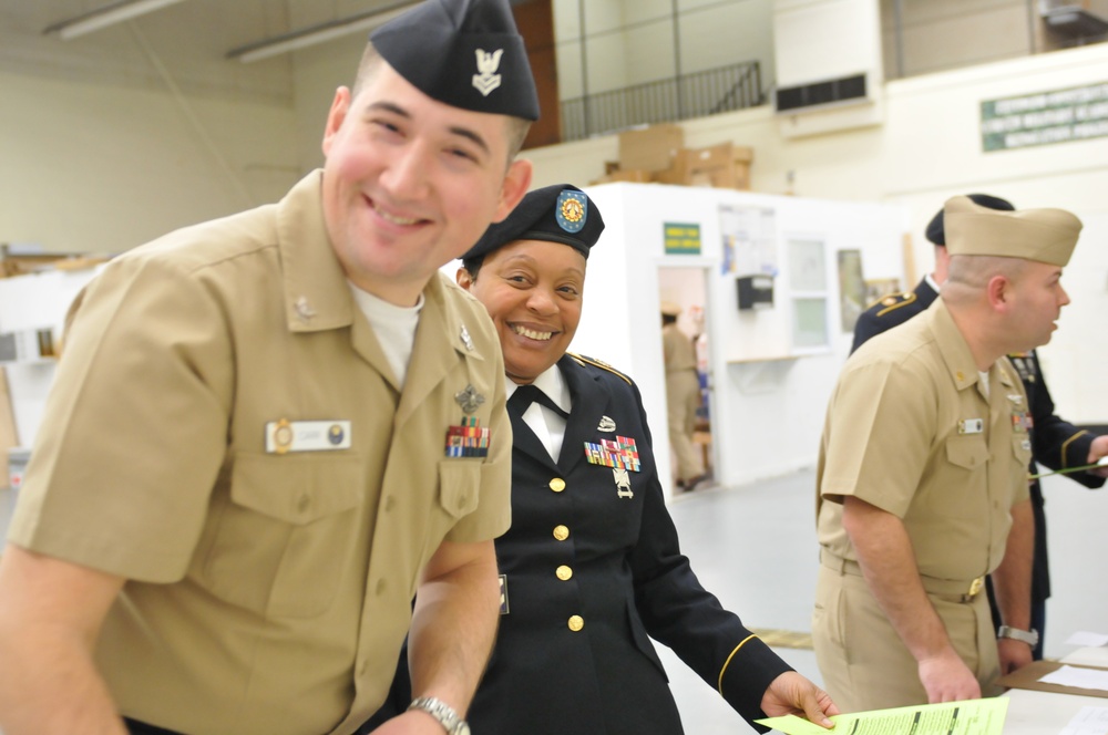 416th TEC noncommissioned officers give back, inspect cadet’s competition