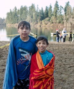 JBLM families jump into the first Polar Skip &amp; Dip Race
