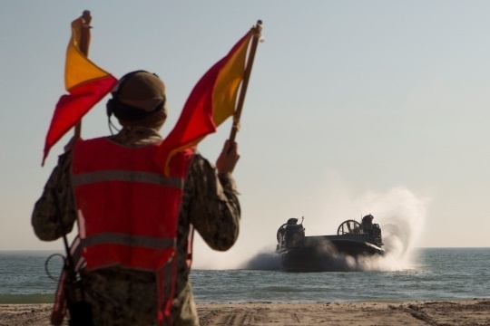 Load it up: CLR-2 executes port, beach operations in support of 24th MEU
