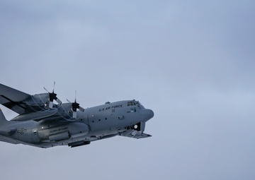 Alaska Air National Guard aircraft practice takeoff and landing techniques