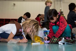 ARFF hosts Tsuta Children’s Home aboard station