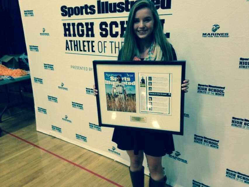 York High School student recognized by Sports Illustrates, Marine Corps as Athlete of the Month