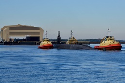 USS West Virginia (SSBN 736) returns to Naval Submarine Base Kings Bay