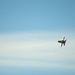 F-16 flies through the sky
