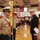 Freeport High School NJROTC stands inspection