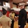 Freeport High School NJROTC stands inspection