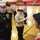 Freeport High School NJROTC stands inspection