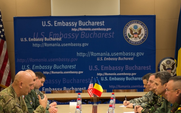 US Army Chief of Staff Gen. Ray Odierno visits Romania army leadership