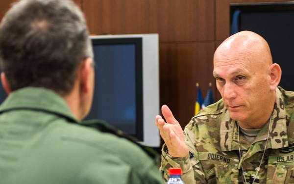 US Army Chief of Staff Gen. Ray Odierno visits Romania army leadership