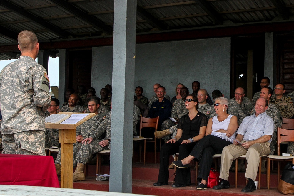 Delaware senator visits JFC-UA service members in Liberia