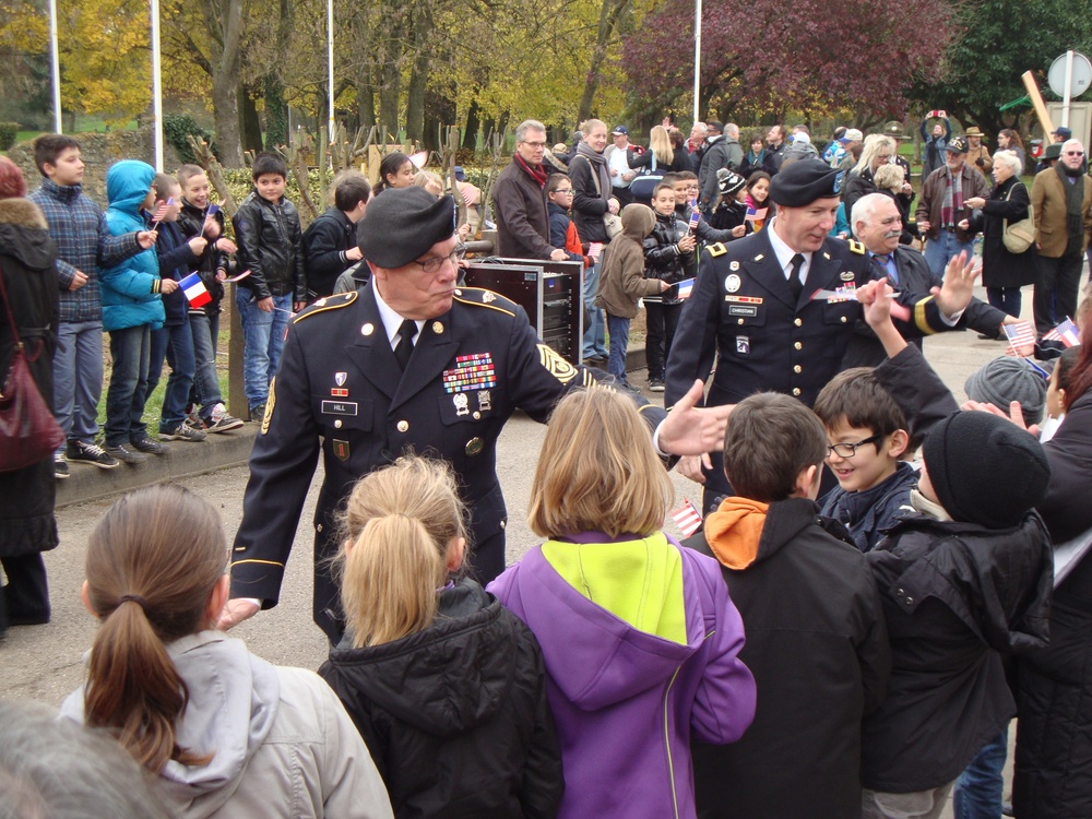 ‘Iron Men of Metz’ commemorate 70 years of liberation