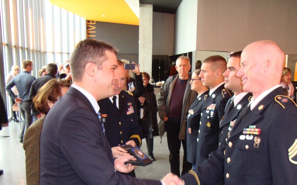 ‘Iron Men of Metz’ commemorate 70 years of liberation