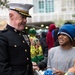 Marines work with ZULU Social Aid and Pleasure Club for the 2014 Toys for Tots Campaign