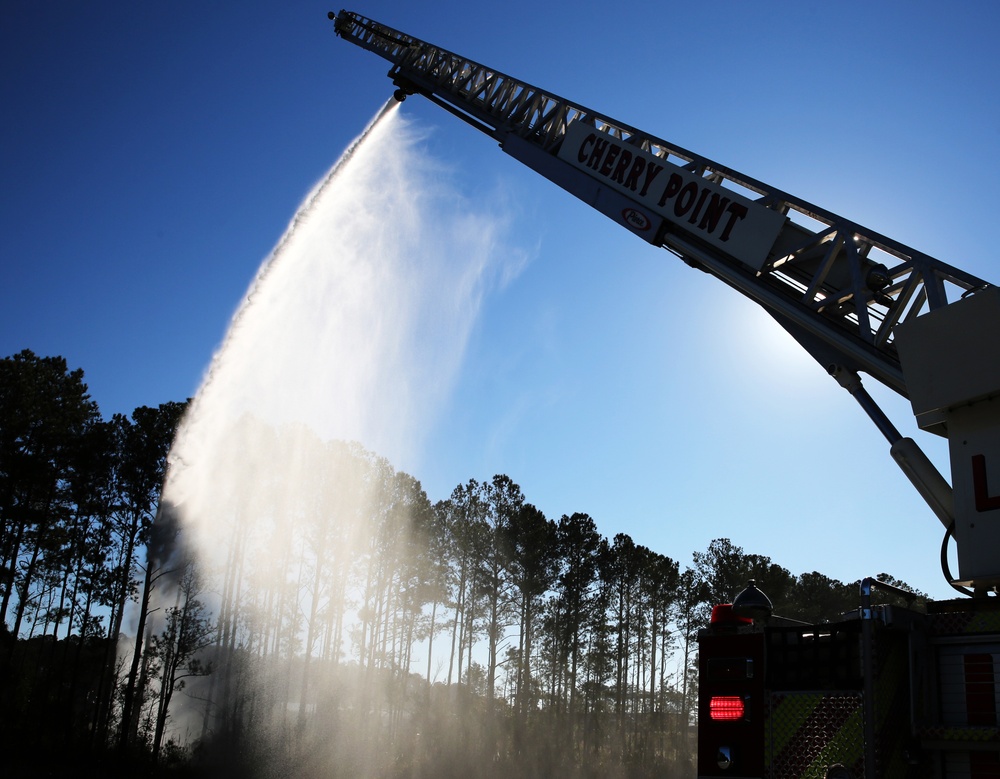 Cherry Point Fire hones specialized firefighting skills