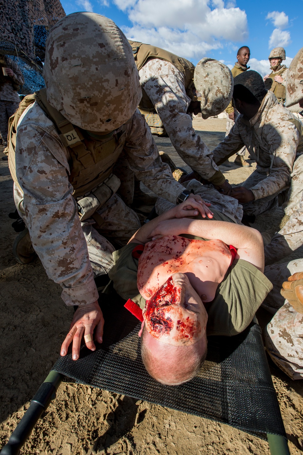 Medical Battalion shock trauma training
