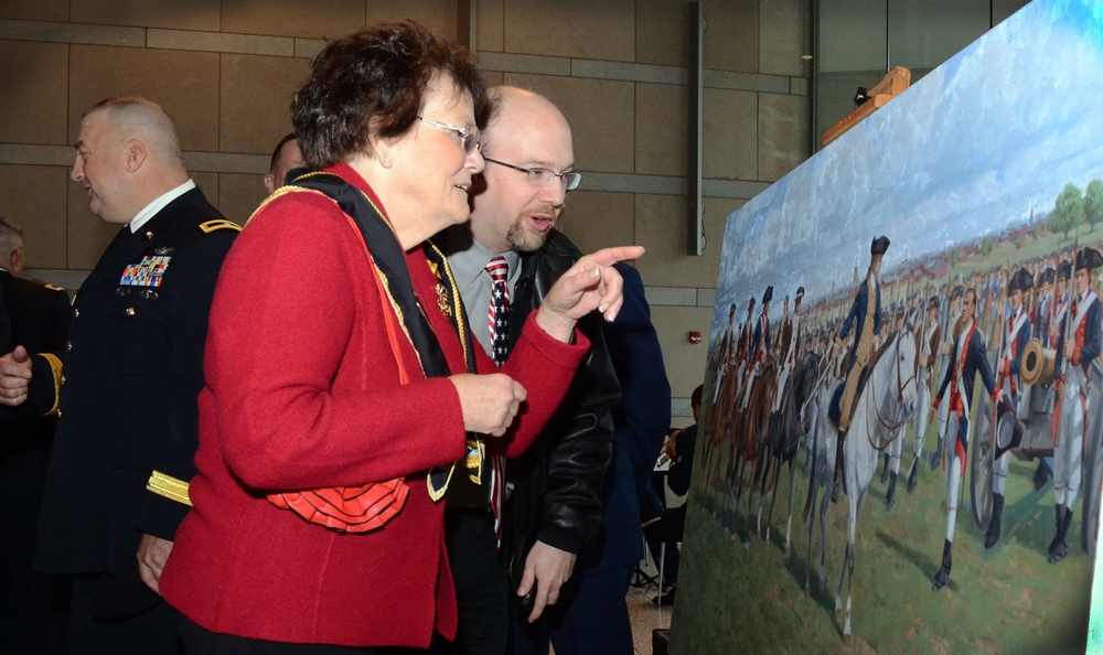 State Guard commissioned painting unveiled during birthday observance