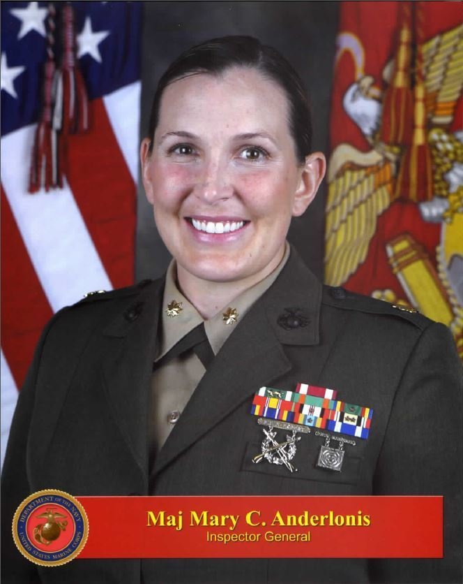 Q&amp;A: 1st MLG IG, Maj. Mary C. Anderlonis