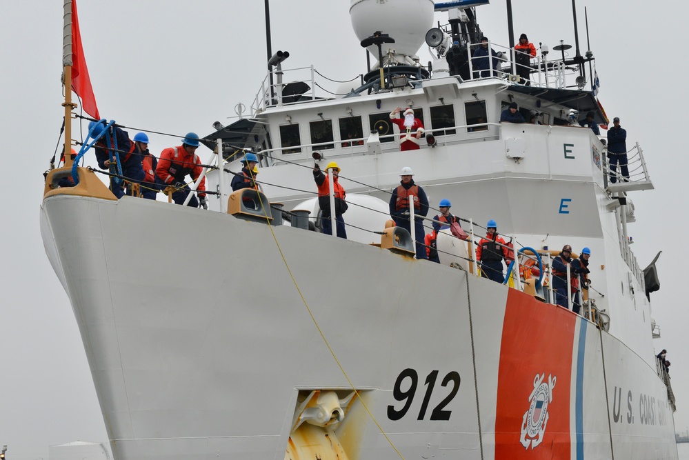 Coast Guard Cutter Legare crew returns in time for holidays