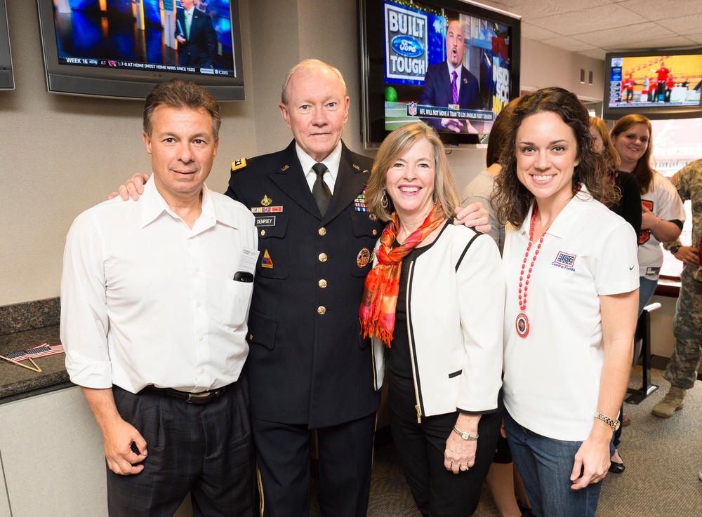 CJCS attends Buccaneers game