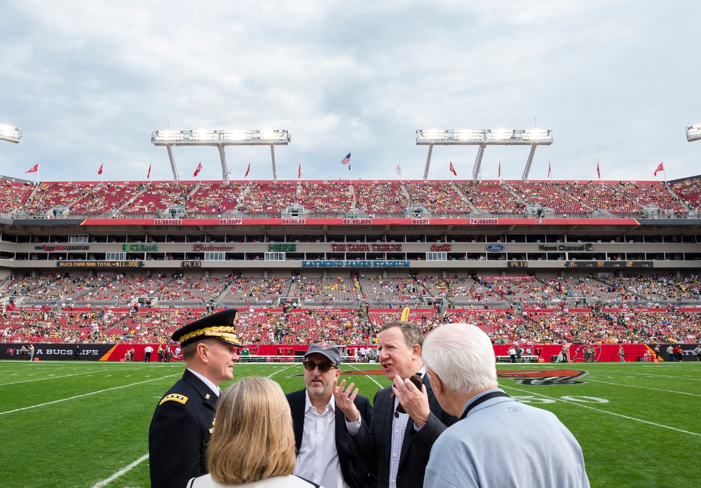 CJCS attends Buccaneers game