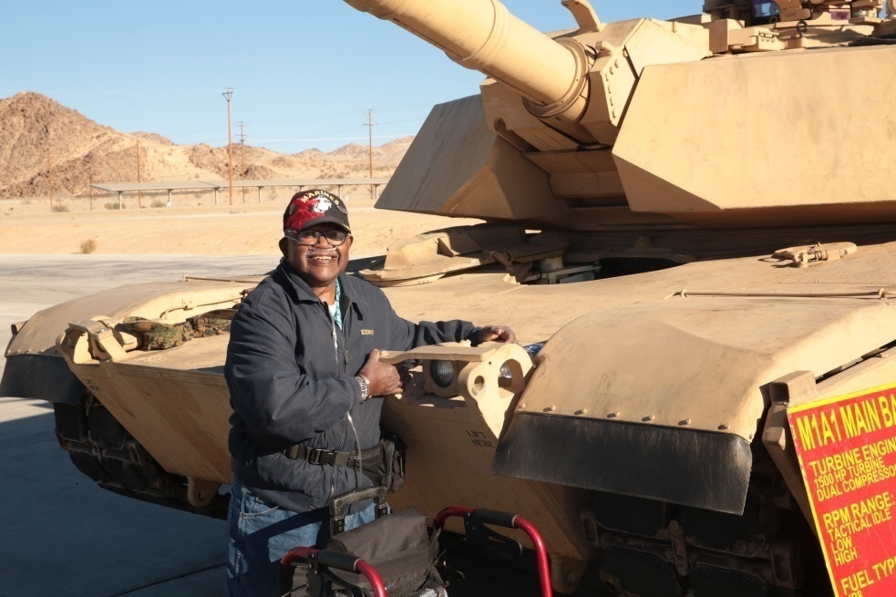 '1st Tanks' fulfills Marine veteran's final wish