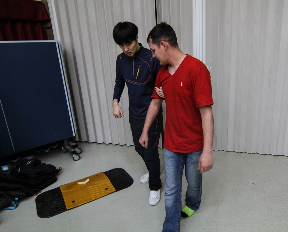 2nd Combat Aviation Brigade visited Ephatha Rehabilitation Center to support the neighbors with special needs