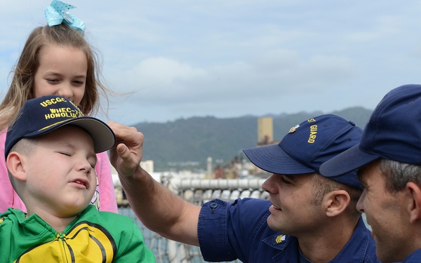 Coast Guard grants Christmas wish for terminally ill child