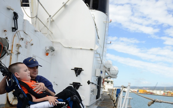 Coast Guard grants Christmas wish for terminally ill child