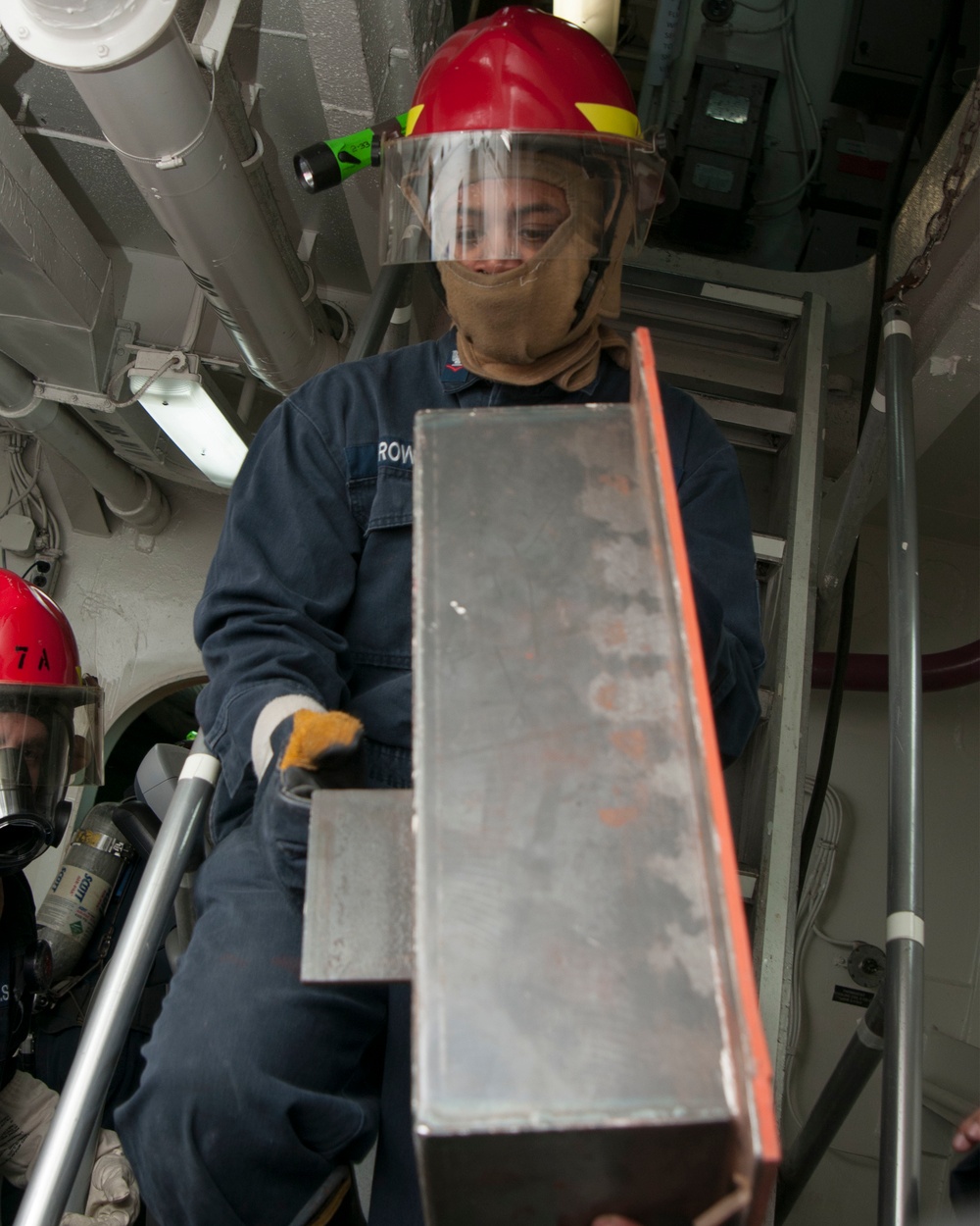 USS George Washington flooding exercise