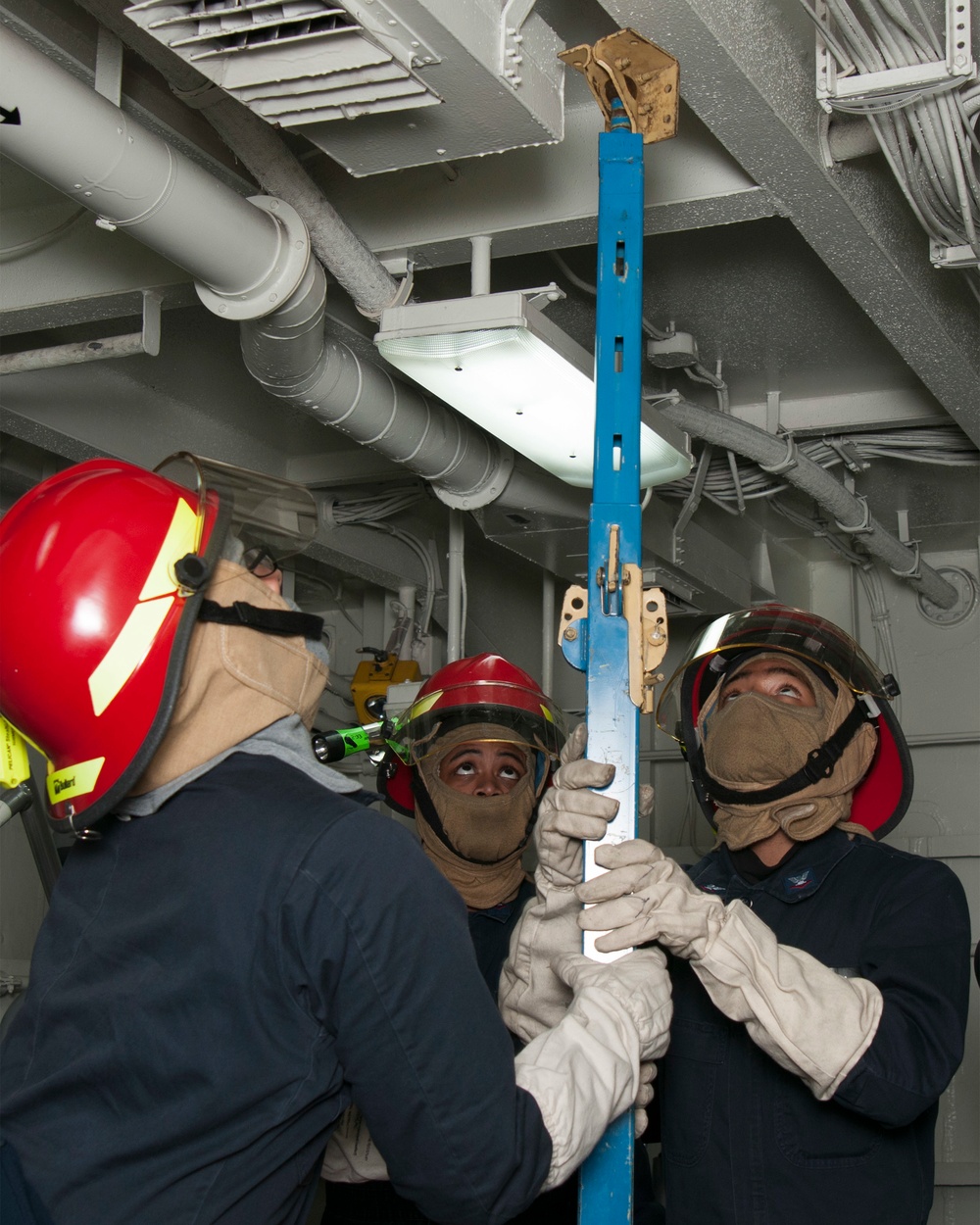 USS George Washington flooding exercise