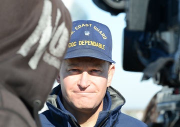 Coast Guard Cutter Dependable return to homeport