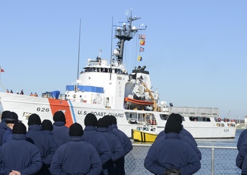Coast Guard Cutter Dependable return to homeport