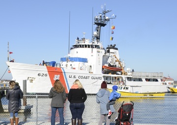 Coast Guard Cutter Dependable return to homeport