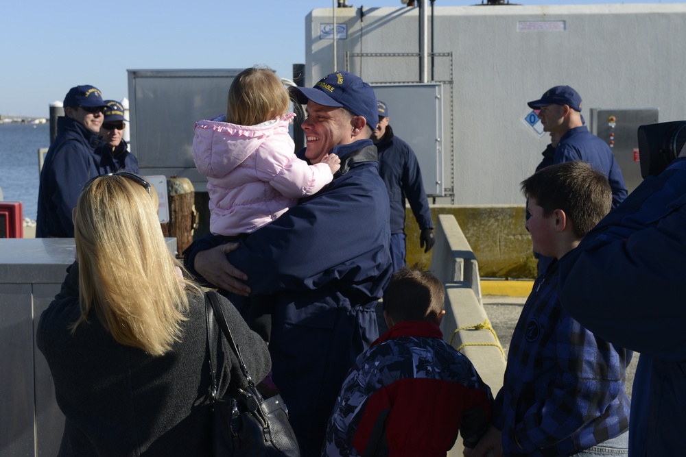 Coast Guard Cutter Dependable returns to homeport