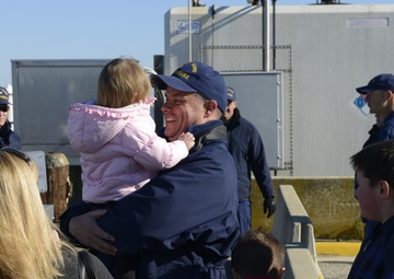 Coast Guard Cutter Dependable returns to homeport