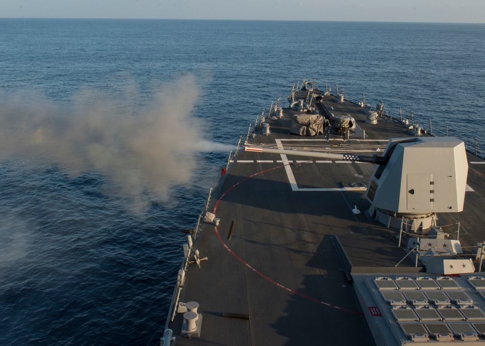 USS Dewey live-fire exercise