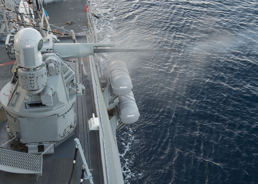 USS Dewey live-fire exercise