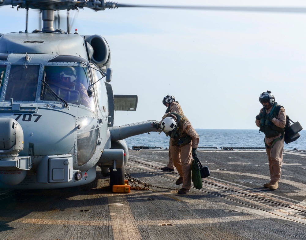 USS Sterett operations